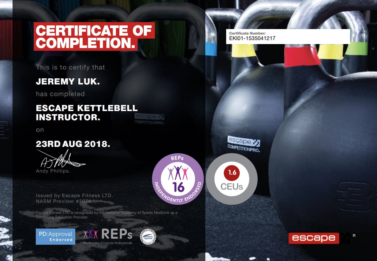 Kettlebell Certification